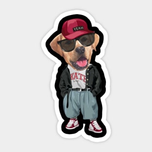 Labrador Retriever - Hip Hop Style Sticker